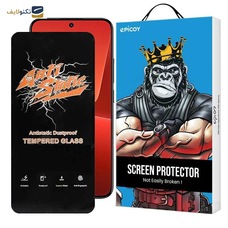 محافظ صفحه نمایش اپیکوی مدل Antistatic Dustproof مناسب برای گوشی موبایل شیائومی 13/ 14 - Epicoy Antistatic Dustproof Screen Protector For Xiaomi 13 / Xiaomi 14